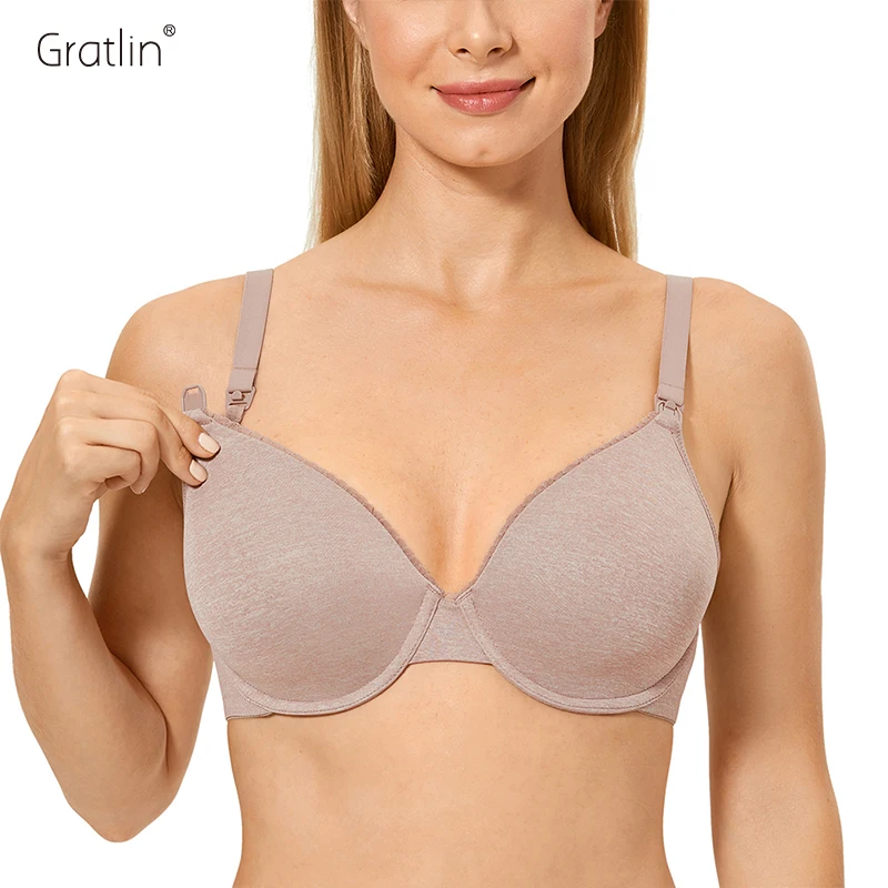 Top Trends: Gratlin Women&#039;s Plus Size Maternity Nursing Bra For Breastfeeding Full Coverage Lightly Padded Underwire Pregnant Clothes Shoppable Styles