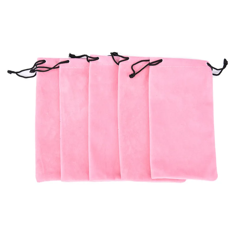 Top Trends: 10pcs / lot Soft Cloth Glasses Bag New Drawstring Sunglass Bag In Velvet Material Very Soft Eyeglasses Pouch Eyewear Cases Bags Shoppable Styles - Image 3