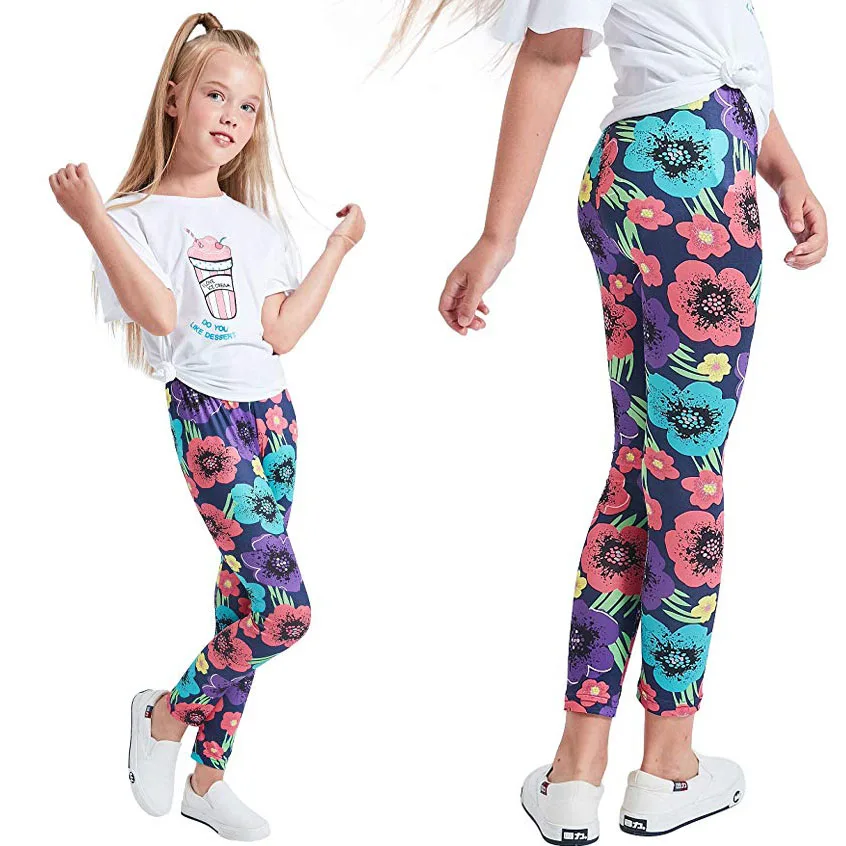 Top Trends: Leggings For Children Flower Printing Leggings Girls Pants Baby Girls Leggings For Kids Baby Clothes 2-16Y Shoppable Styles - Image 3