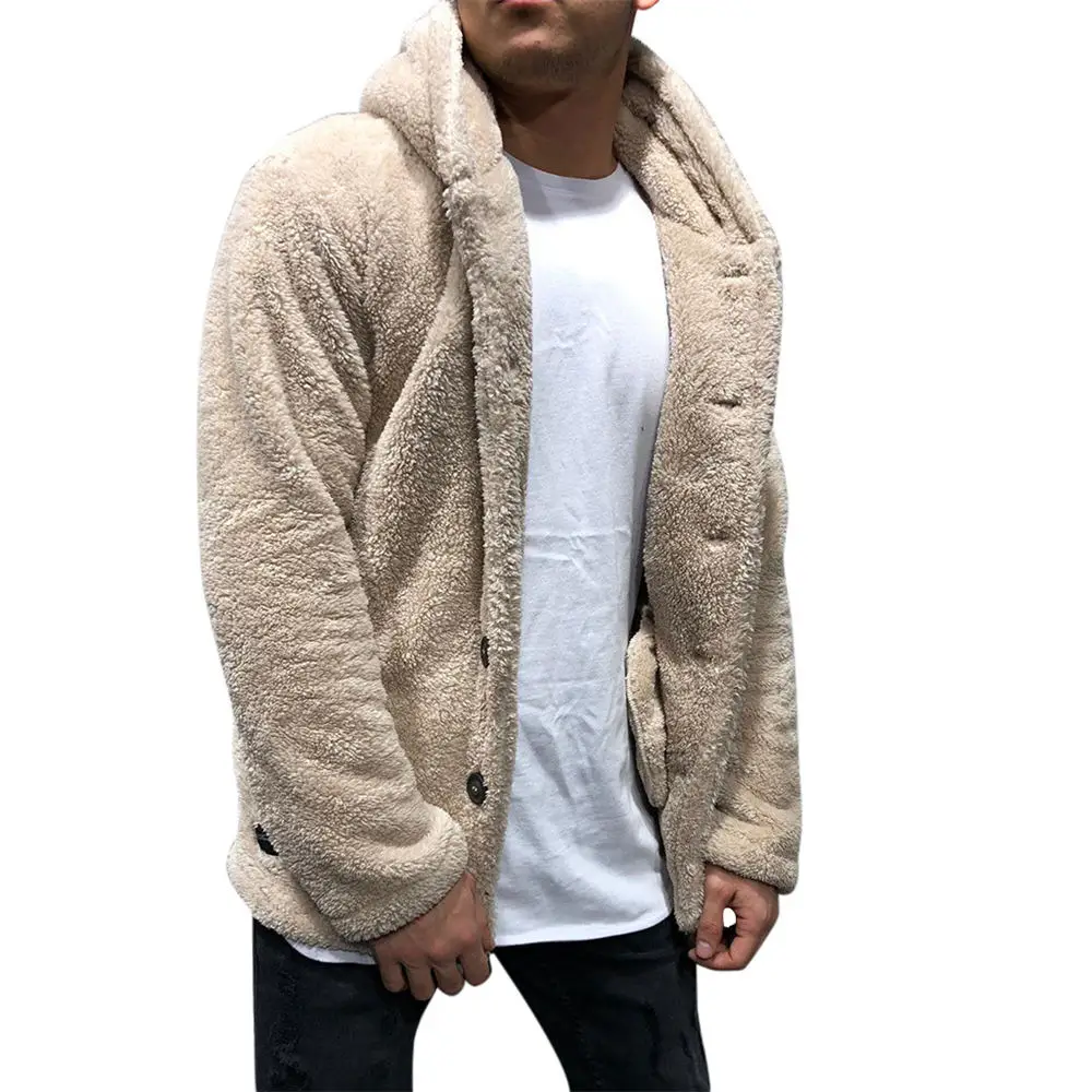 Top Trends: Spring Sherpa Fleece Cardigan Plus Size 3XL Fluffy Hooded Jacket Winter Warm Streetwear Unisex Teddy Sweaters Shoppable Styles