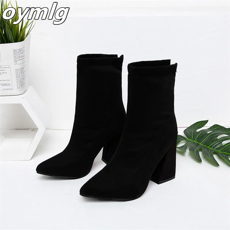 Top Trends: 2020 Autumn And Winter New Women's Comfortable Shallow Mouth Pointed Boots Women's Zipper Simple Sweet Wild Boots T01 Shoppable Styles