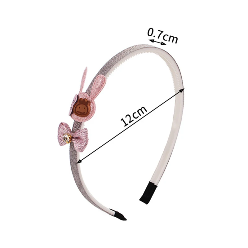 Top Trends: 1Pcs Children Cute Colors Bowtie Cartoon Hair Hoop Hairbands Girls Lovely Bow Ears Headbands Kids Hair Accessories Hair Bands Shoppable Styles - Image 3