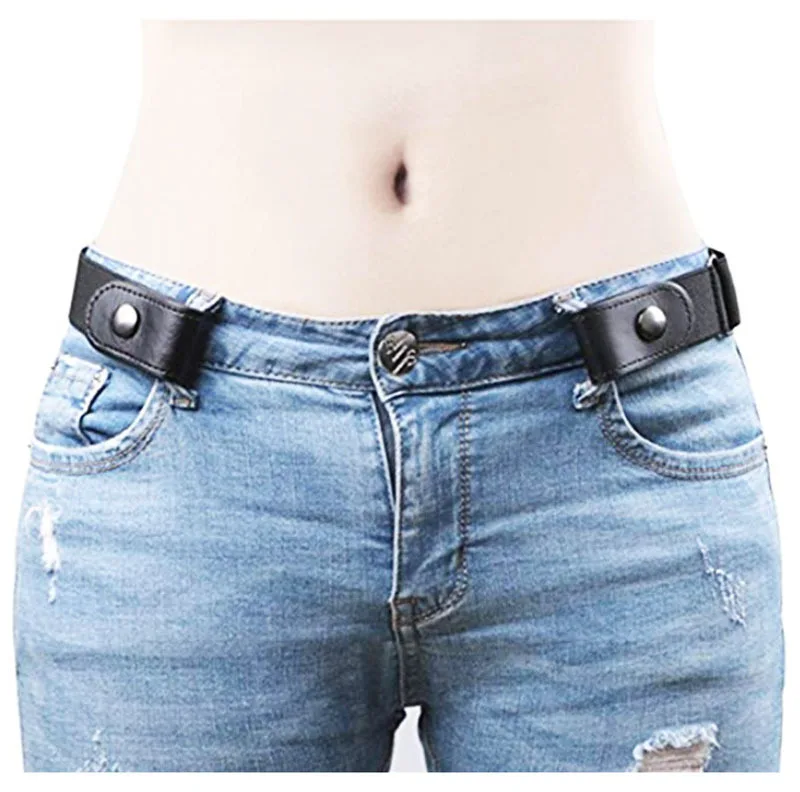 Top Trends: Women / Men No Bulge No Hassle Waist Belt Adjustable Belts For Jean Pants Dresses No Buckle Stretch Elastic Invisible Waist Belt Shoppable Styles