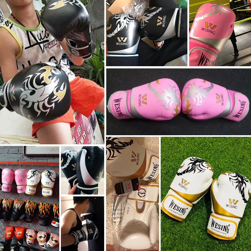 Top Trends: Wesing Gloves Boxing Gloves Pink Boxing Gloves Sanda Muay Thai Gloves Shoppable Styles - Image 5