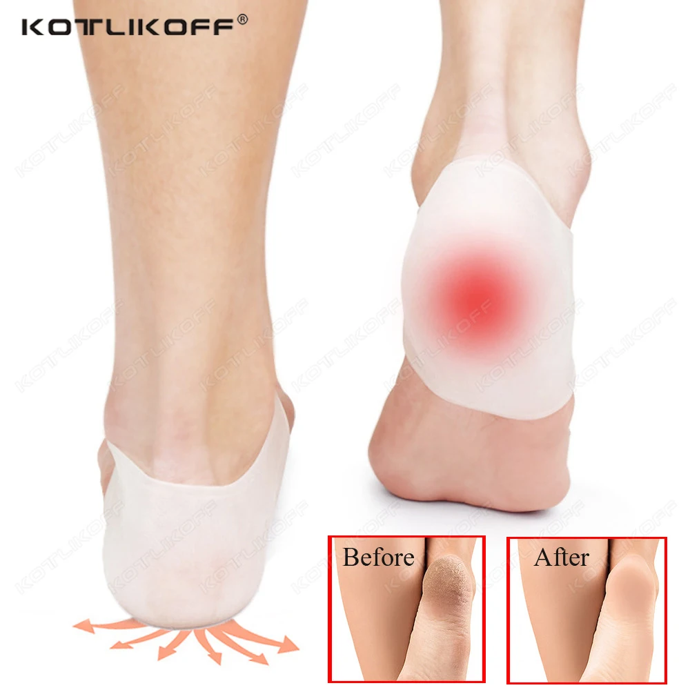 Top Trends: Silicone Socks Heel Protector Protective Sleeve Heel Spur Pads For Relief Plantar Fasciitis Heel Pain Reduce Pressure On Heel Shoppable Styles