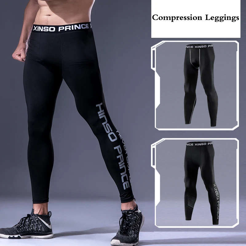 Top Trends: Mens Tight Gym Compression Pants Quick Dry Fit Sportswear Running Tights Men Legging Fitness Training Sexy Sport Gym Leggings Shoppable Styles