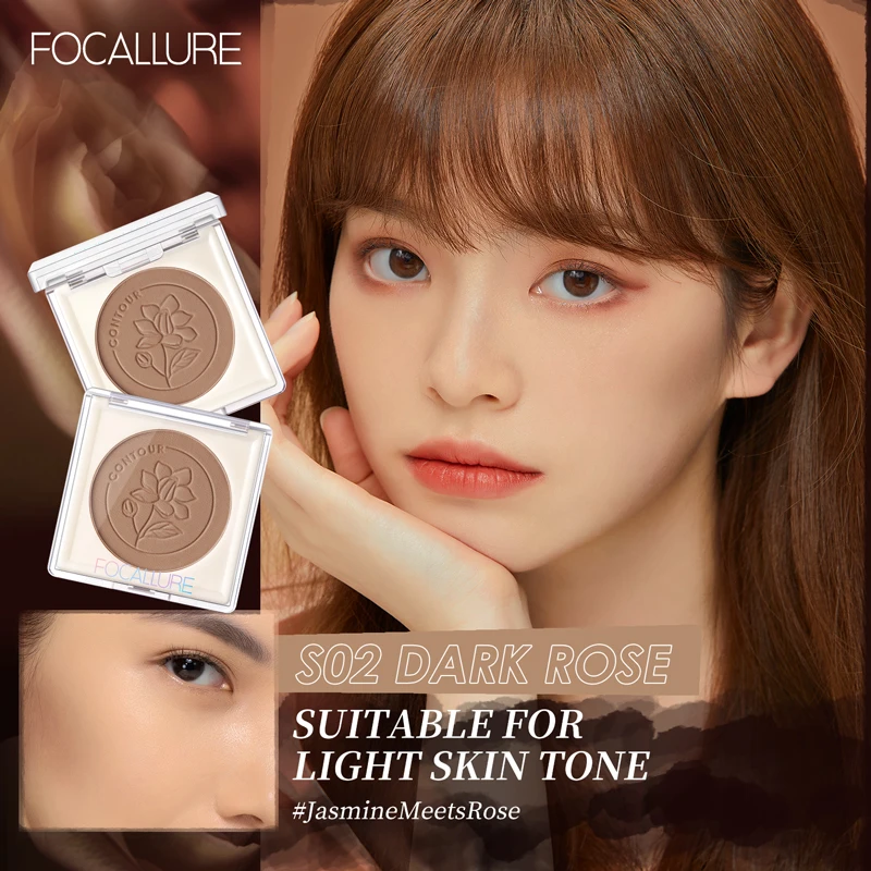 Top Trends: FOCALLURE 3 Color Matte Contouring Bronzer Powder Natural Easy To Blend Highlighter Contour Palette Illuminator Makeup Cosmetics Shoppable Styles - Image 2