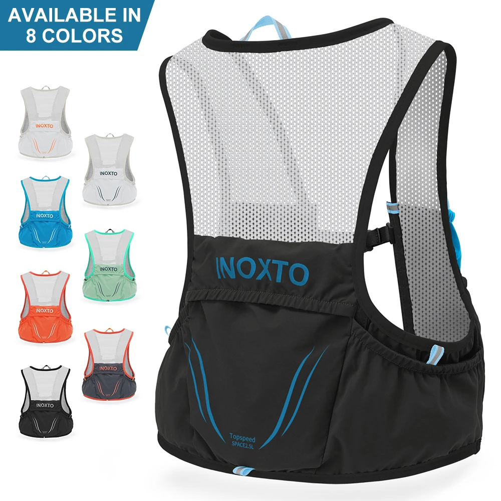 Top Trends: INOXTO 2021 New Lightweight Running Backpack Hydration Vest, Suitable For Bicycle Marathon Hiking, Ultra-light And Portable 2.5L Shoppable Styles