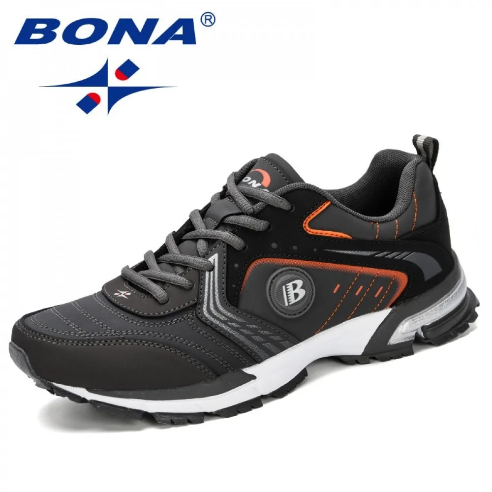 Top Trends: BONA Running Shoes Men Fashion Outdoor Light Breathable Sneakers Man Lace-Up Sports Walking Jogging Shoes Man Comfortable Shoppable Styles