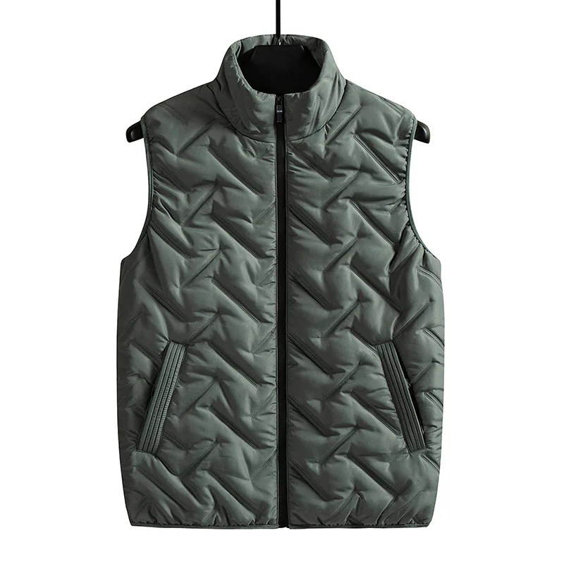 Top Trends: Fashion Mens Jacket Sleeveless Vest Autumn Thermal Soft Vests Casual Coats Male Cotton Men's Vest Men Thicken Waistcoat Size 8XL Shoppable Styles