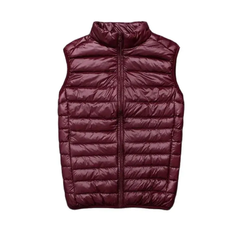 Top Trends: Winter Men Duck Down Vest 2021 Coat Ultralight Sleeveless Puffer Vest Jacket Ultra Thin Warm Lightweight Down Jacket Waistcoat Shoppable Styles