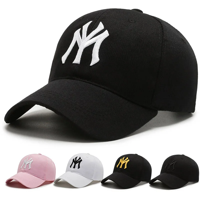 Top Trends: New Fashion Cotton Baseball Cap MY Letter Embroidered Men Women Sunscreen Hat Flat Bill Hip Hop Tide Snapback Hats Gorras CP089 Shoppable Styles