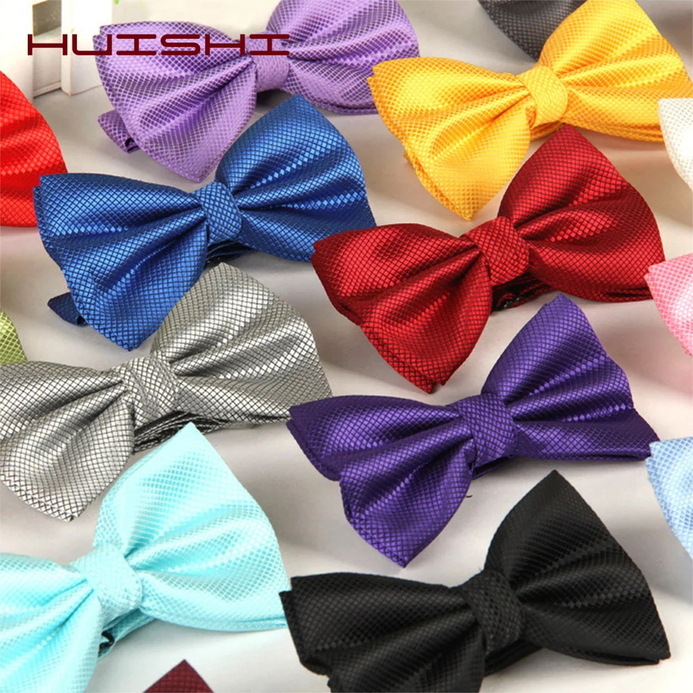 Top Trends: HUISHI Bowtie Men Ties Fashion Butterfly Party Wedding Bow Tie For Men Women Candy Solid Color Bowknot Wholesale Accessories Tie Shoppable Styles