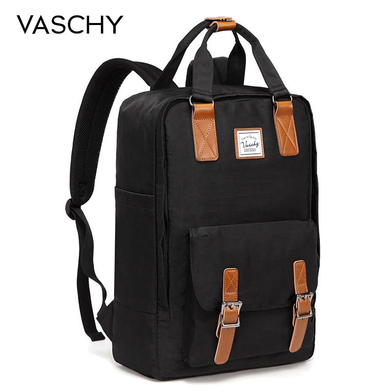 Top Trends: VASCHY Women Backpack School Bags For Girls Women Travel Bags Bookbag Laptop Backpack For Women Mochila Feminine Female Backpack Shoppable Styles