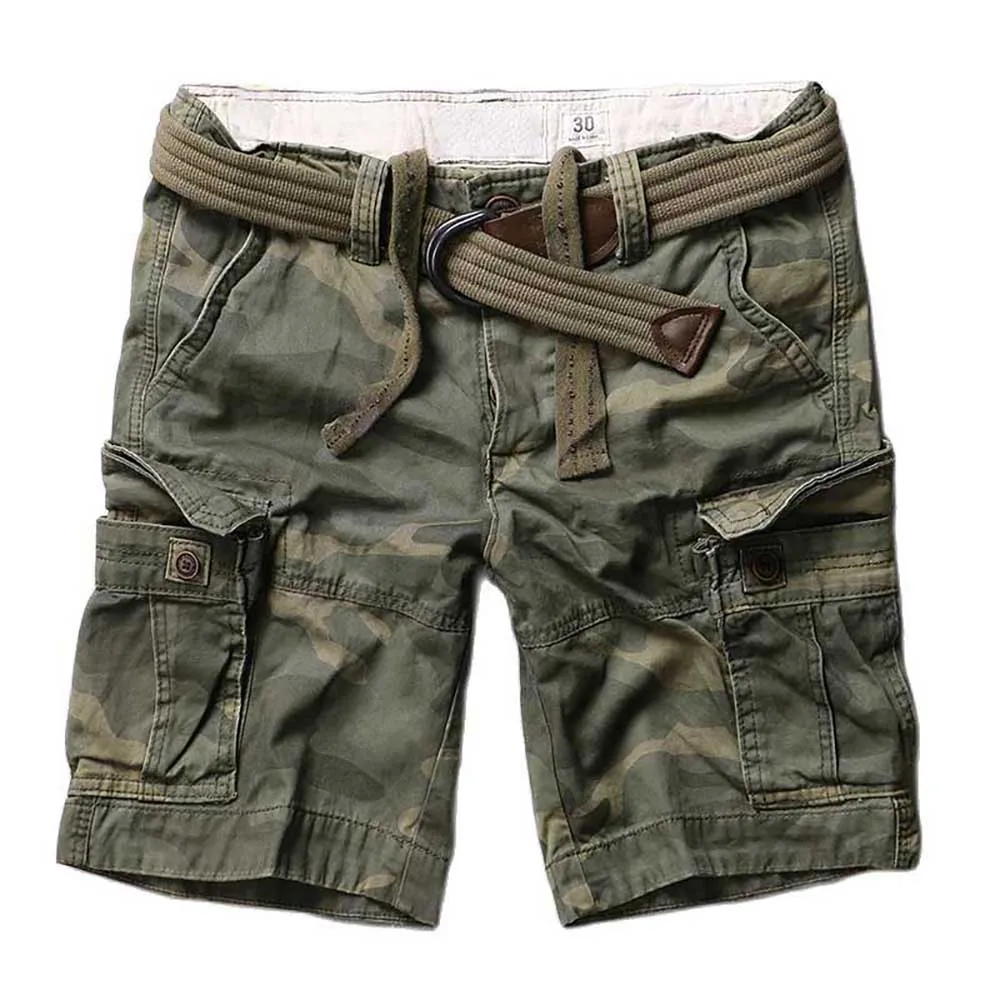 Top Trends: Trendy Mens Camouflage Shorts Premium Cargo Shorts Casual Military Style Multi Pockets Shorts Big Size Man Clothing Summer Wear Shoppable Styles