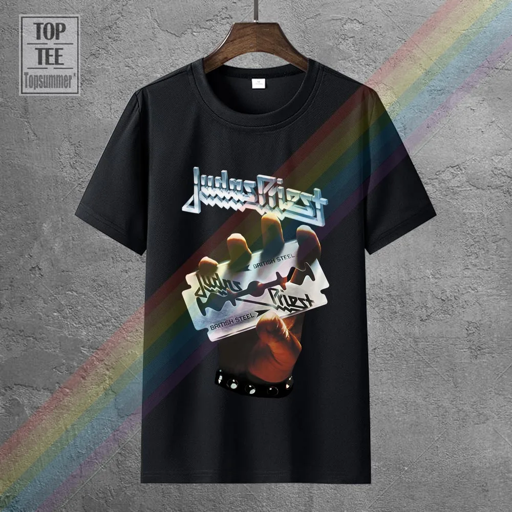 Top Trends: Judas Priest British Steel 30th Anniversary T-Shirts Punk Rock Tshirt Hippie Goth Woman Top Men&#039;S Tee Shirt Gothic Emo T-Shirt Shoppable Styles