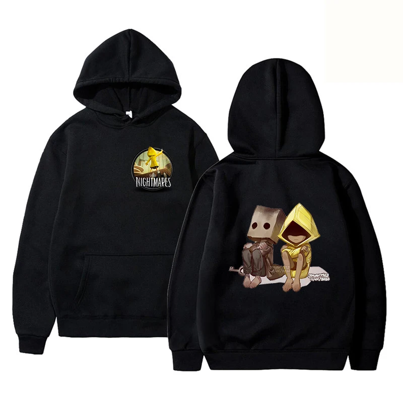 Top Trends: Game Little Nightmares 2 Hoodie Student Sweatshirt Long Sleeve Men Women Hoodies Harajuku Streetwear Pullovers Fashion Clothes Shoppable Styles