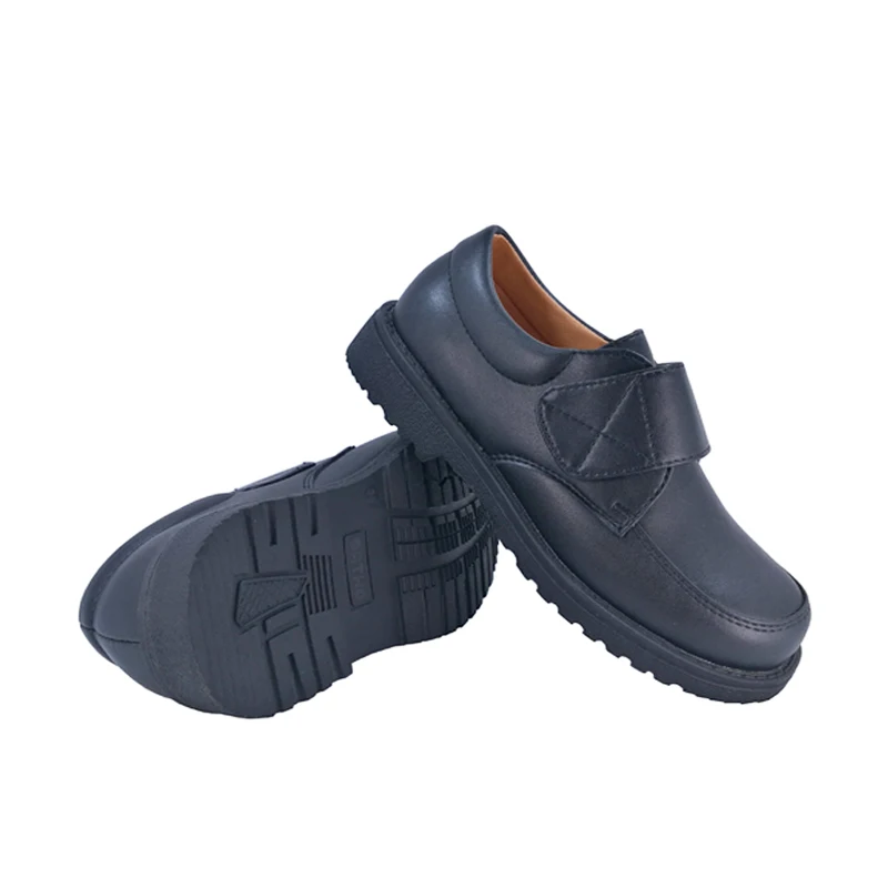 Top Trends: Children's Casual Shoes Kids Leather Orthopedic Footwear British Boys Students Black School Uniform Flats Sandals 8 Years Old Shoppable Styles - Image 4