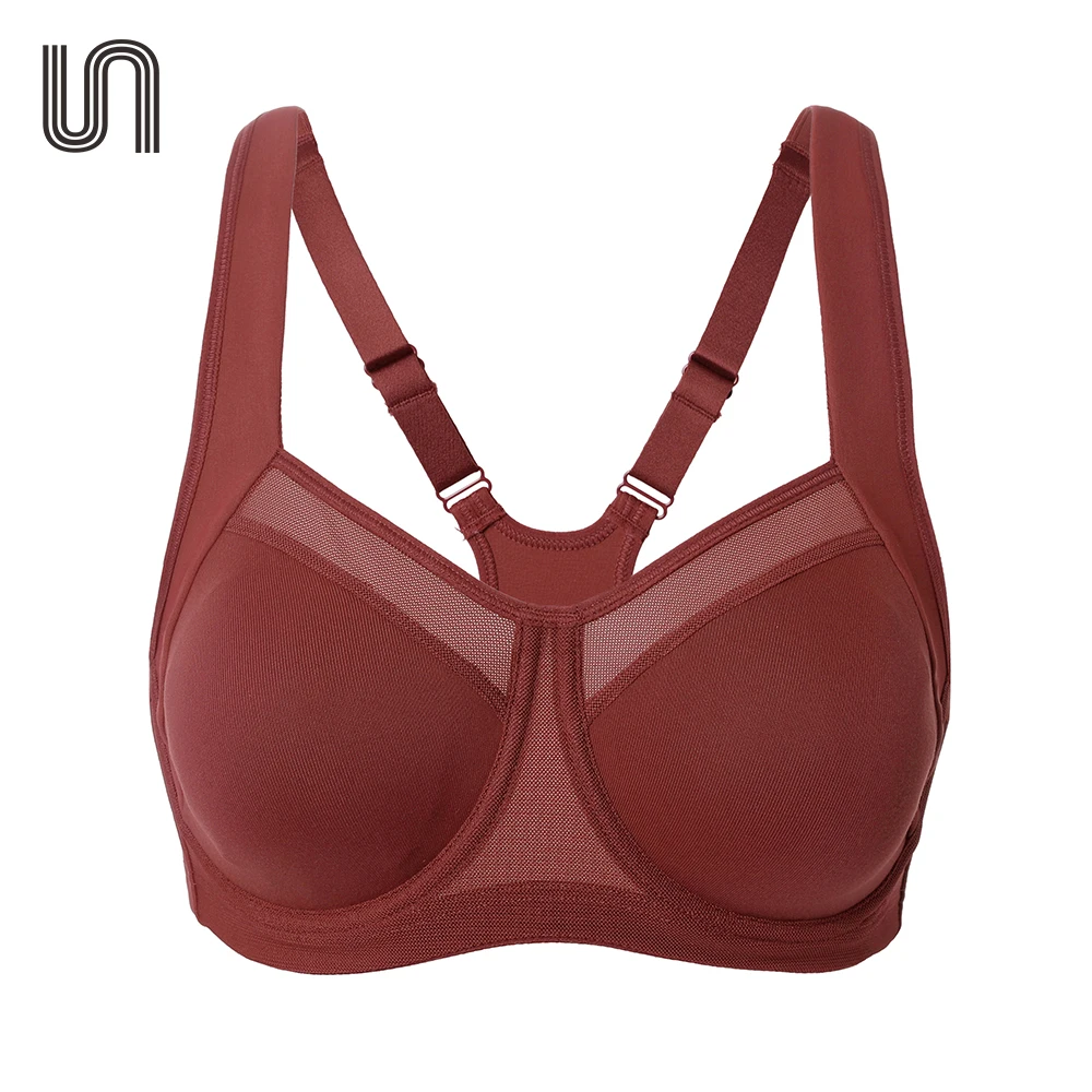 Top Trends: Sports Bra High Impact Non-padded Powerback Breathable Full Coverage Workout Underwire Support Gym Bras Underwear For Women Shoppable Styles