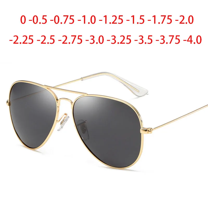 Top Trends: Metal Pilot Sunglasses Women / Men Classic Polarized Prescription Glasses 0 -0.5 -0.75 -1.0 -1.25 -2.0 -2.5 -3.0 -4.0 Shoppable Styles