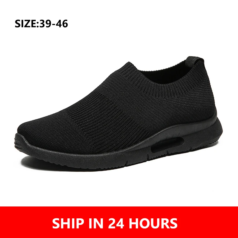 Top Trends: Men Light Running Shoes Jogging Shoes Breathable Man Sneakers Slip On Loafer Shoe Men&#039;s Casual Shoes Size 46 DropShipping Shoppable Styles