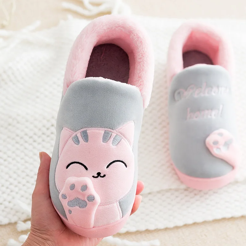 Top Trends: Children Indoor Slippers Winter Warm Shoes Kids Mum Dad Home Floor Slipper Cartoon Style Anti-slip Boys Girls Cotton Footwear Shoppable Styles