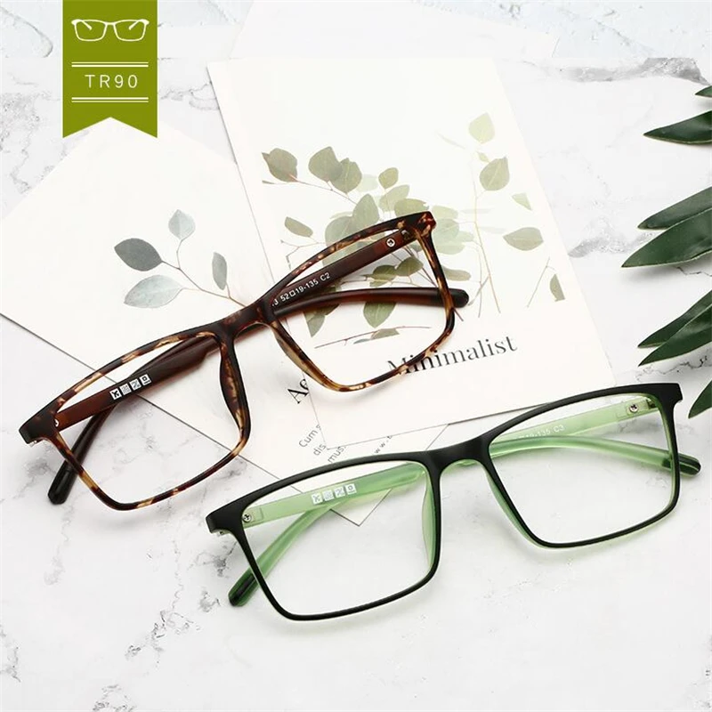 Top Trends: 0 -0.5 -0.75 -1.0 To -6.0 Minus Degree TR90 Square Prescription Eyeglasses Women Men Ultralight Business Computer Optical Glasse Shoppable Styles - Image 3