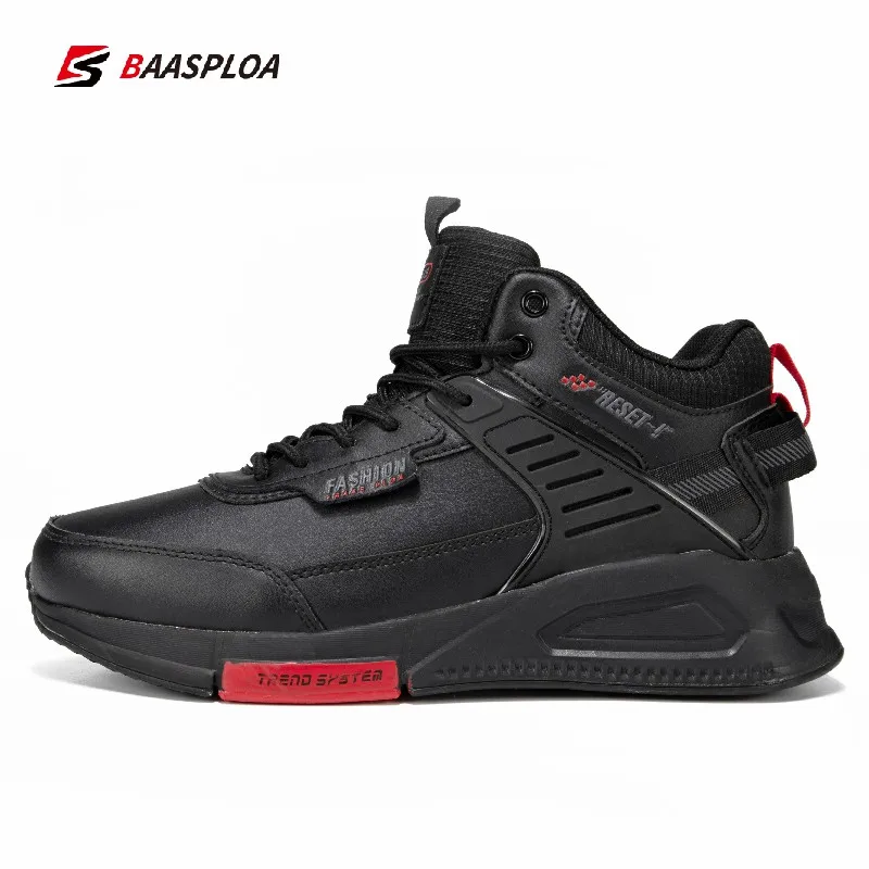 Top Trends: Baasploa Winter Shoes Men Cotton Shoes 2021 Waterproof Comfortable Casual Sneaker Non-slip Shock-absorbing Male Running Shoes Shoppable Styles