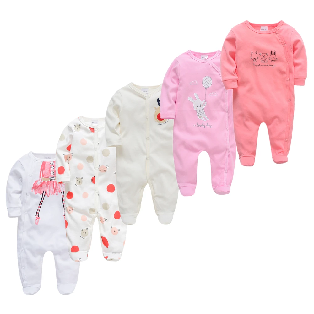 Top Trends: 1pcs 3pcs 5pcs New Body Baby Girl Boy Pijamas Bebe Fille Cotton Breathable Soft Ropa Bebe Newborn Sleepers Baby Pjiamas Shoppable Styles