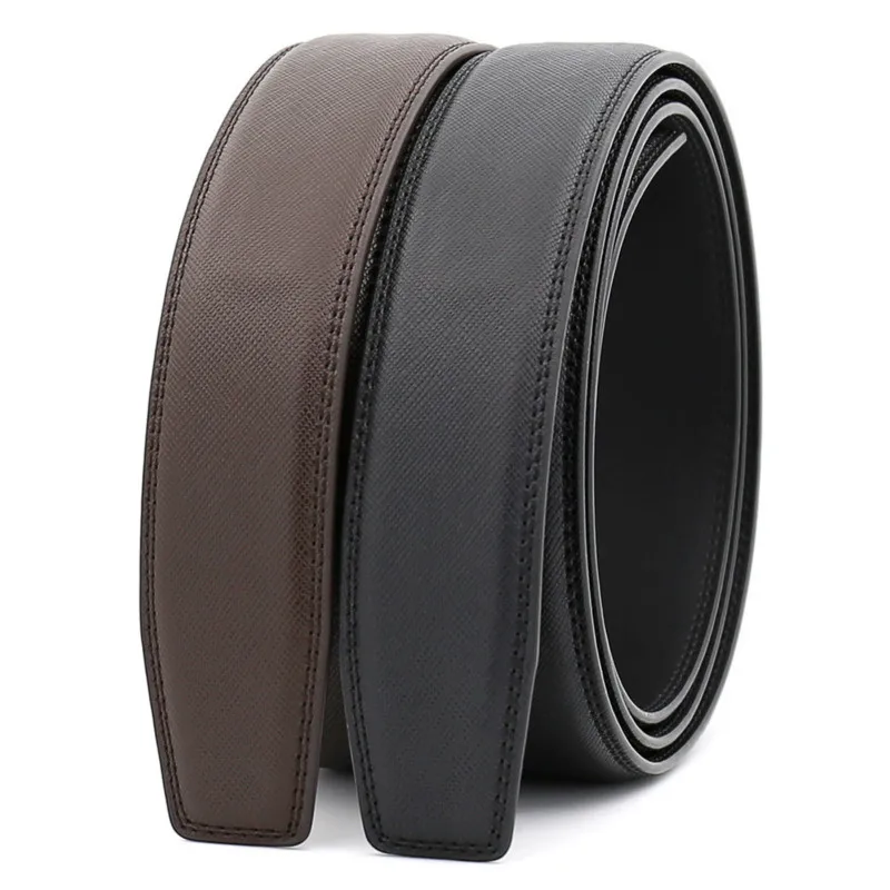 Top Trends: New Luxury Brand Belts For Men High Quality Male Strap Genuine Leather Waistband Ceinture Homme, No Buckle 3.1cm LY131-3303 Shoppable Styles