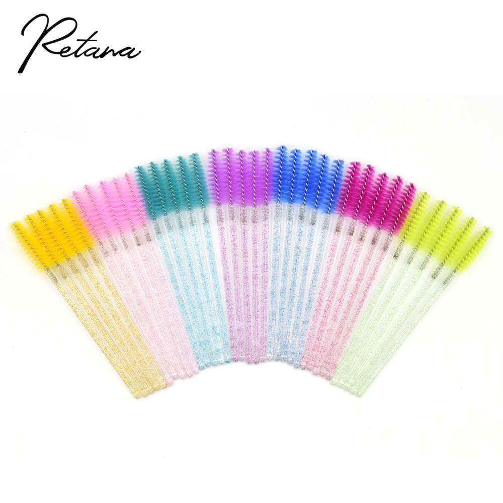 Top Trends: 50 Shiny Disposable Eyelash Applicators Eyelash Brush Mascara Applicator Eyebrow Brush Comb Wand Wire Brush Makeup Brush Shoppable Styles