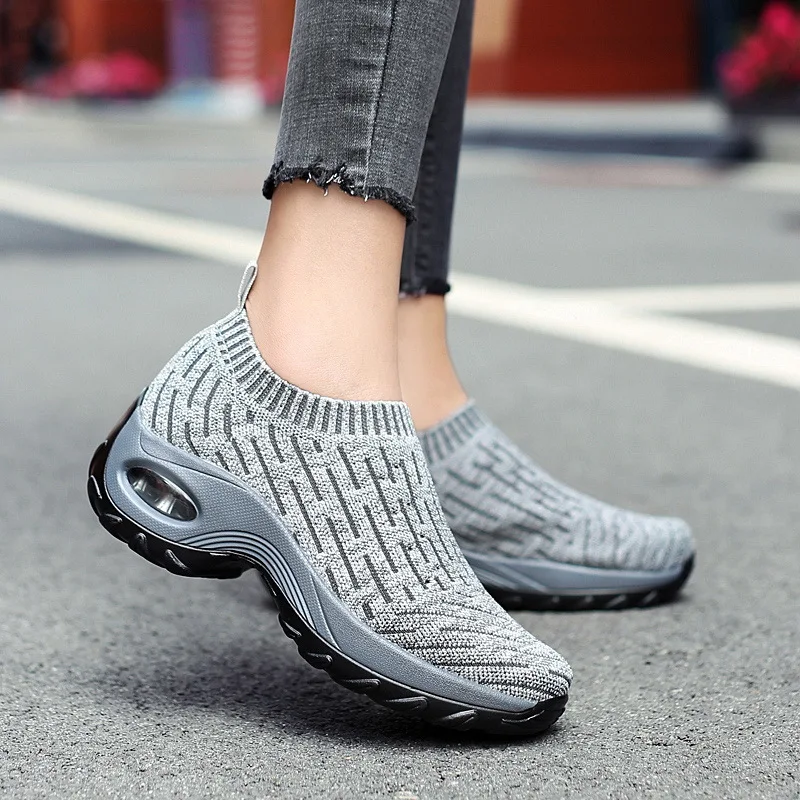 Top Trends: NEW Women Lightweight Sneakers Running Shoes Outdoor Sports Shoes Breathable Mesh Comfort Platform Shoes Air Cushion Sneaker Shoppable Styles