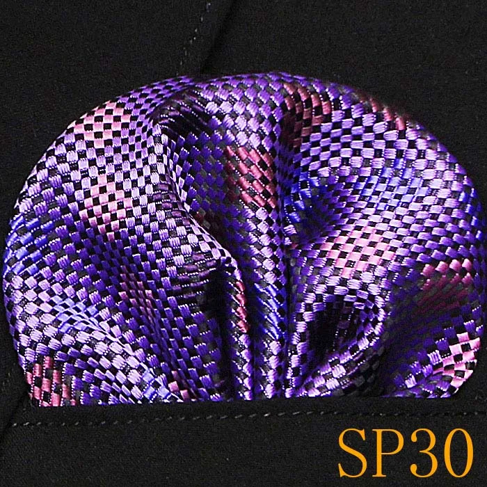 Top Trends: New Paisley Floral Men Silk Satin Pocket Square Hanky Jacquard Woven Luxury Classic Wedding Party Handkerchief Shoppable Styles - Image 4