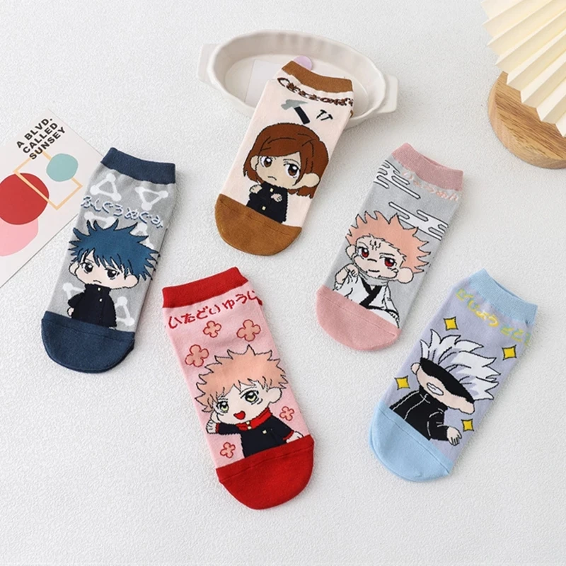 Top Trends: Anime Jujutsu Kaisen Sock Itadori Yuji Fushiguro Megumi Ryomen Sukuna Cosplay Costume Socks Props Gift Shoppable Styles