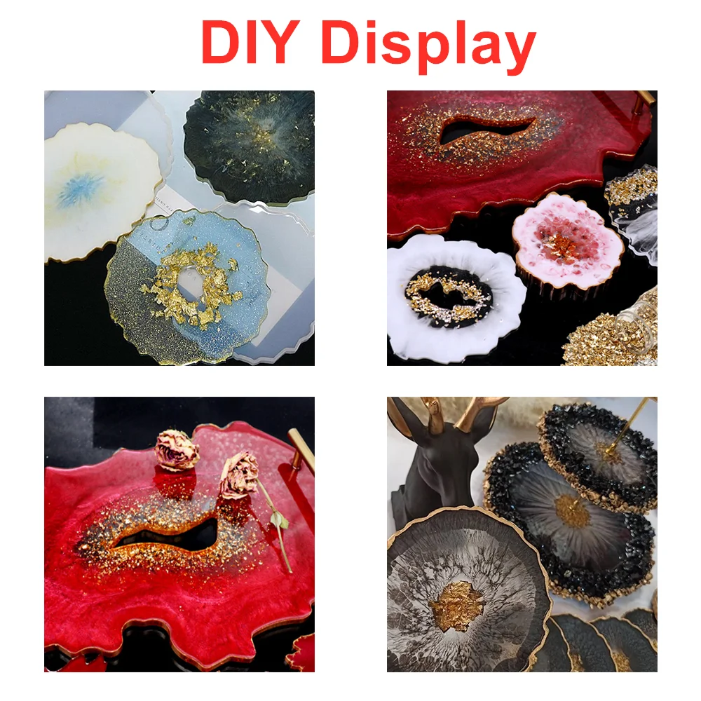 Top Trends: 20 / 50g Glass Metal Crushed Stone Filler DIY Table Decoration Cake Fruit Coaster Filling Decorative Crystal For Epoxy Resin Mold Shoppable Styles - Image 3