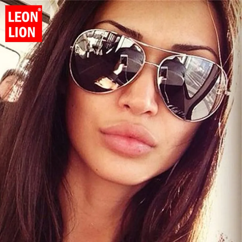 Top Trends: LeonLion Oversized Sunglasses Women Vintage Sunglasses Women Brand Designer Sun Glasses For Women / Men Retro Oculos De Sol Gafas Shoppable Styles