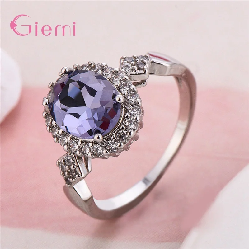 Top Trends: 925 Sterling Silver Rings Engagement Wedding Ring Section Rotation Curve Style Cubic Zircon Ring For Women Girl Shoppable Styles