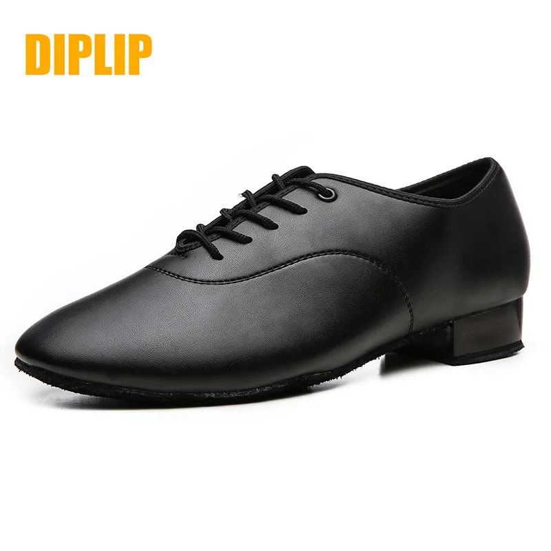 Top Trends: DIPLIP Brand New Latin Dance Shoes Modern Men&#039;s Ballroom Tango Children Man Dance Shoes Black Color White Shoppable Styles