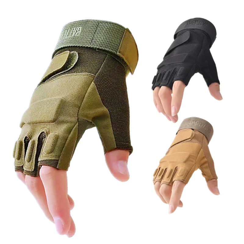 Top Trends: Outdoor Tactical Gloves Military Half Finger Glove Women Men Tactical Military Gloves Shooting Hunting Fingerless Combat Gloves Shoppable Styles