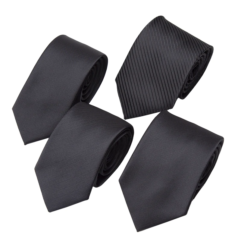 Top Trends: New Mens Tie 8cm 7cm 6cm Classic Black Slim Ties For Men Accessories Neckties Wedding Party Formal Dress Casual Solid Gifts Tie Shoppable Styles