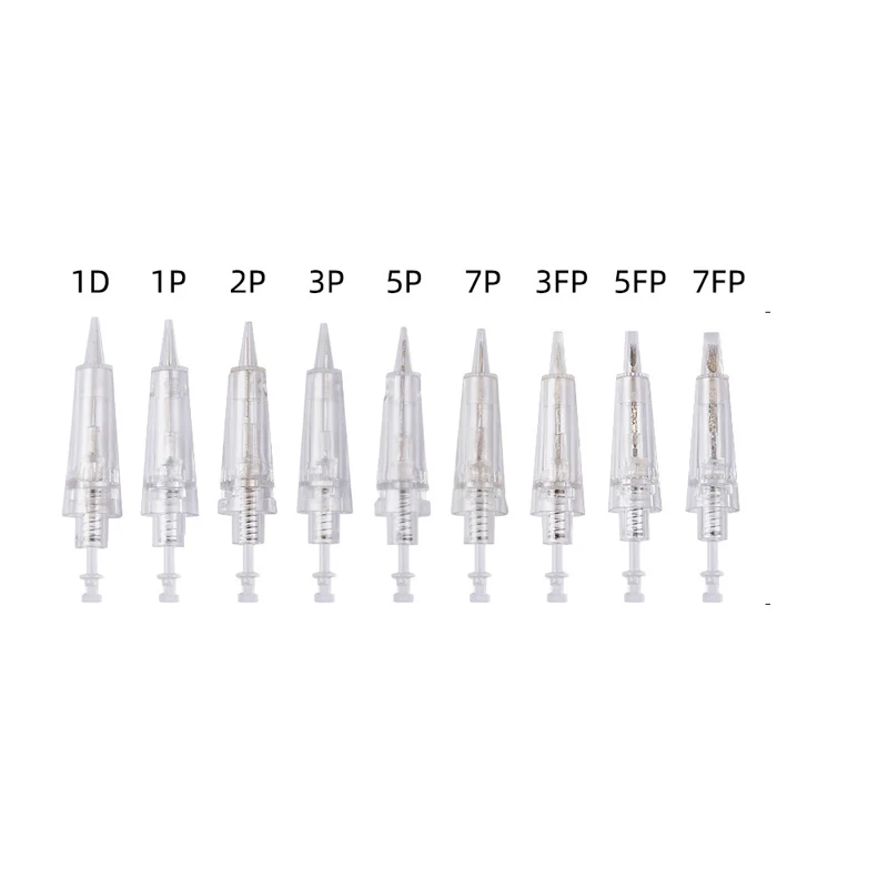 Top Trends: 50 Pcs Makeup Tattoo Needles Professional Permanent Makeup Eyebrow Lips Tattoo Needles Cartridges Shoppable Styles