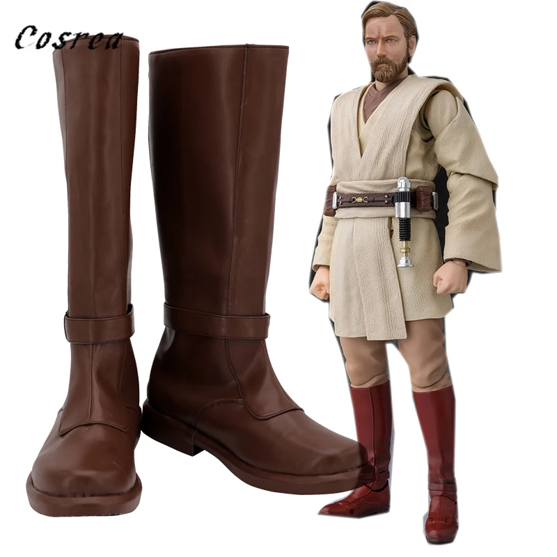 Top Trends: Star The Last Jedi Anakin Skywalker Shoes Cosplay Adults Obi Wan Anakin Mens Women Boots Shoes Halloween Long Shoes Shoppable Styles