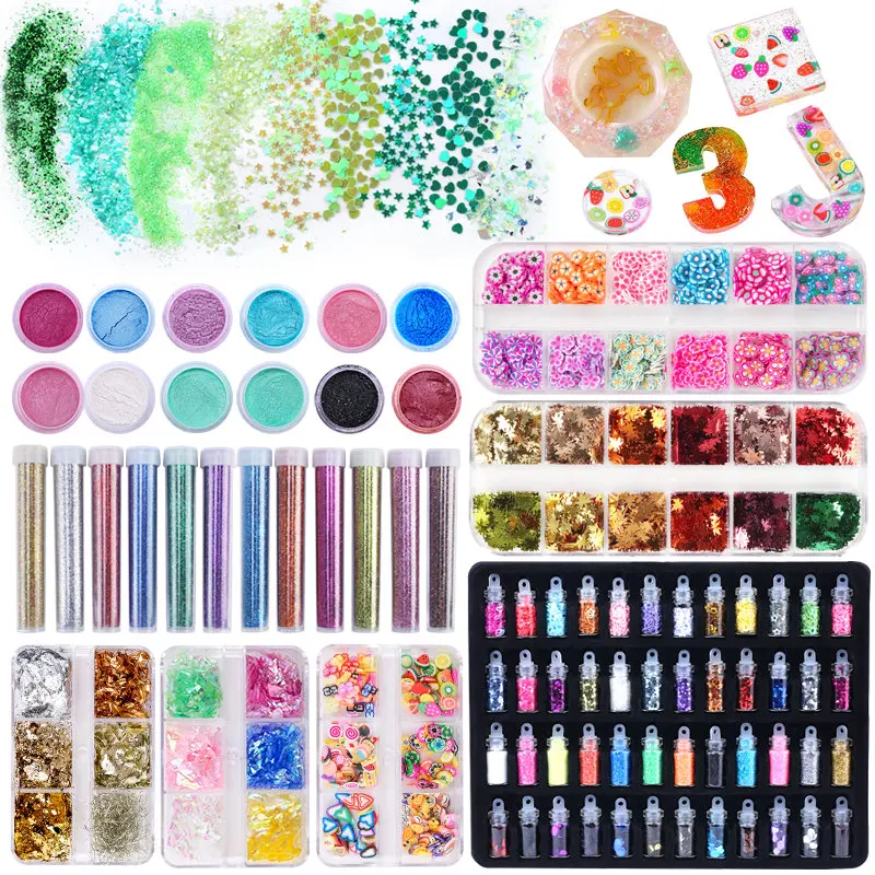 Top Trends: Sequins Resin Accessories Polymer Clay Flakes Filler Epoxy Resin Glitter Powder Nail Filling Material For Jewelry Making DIY Shoppable Styles