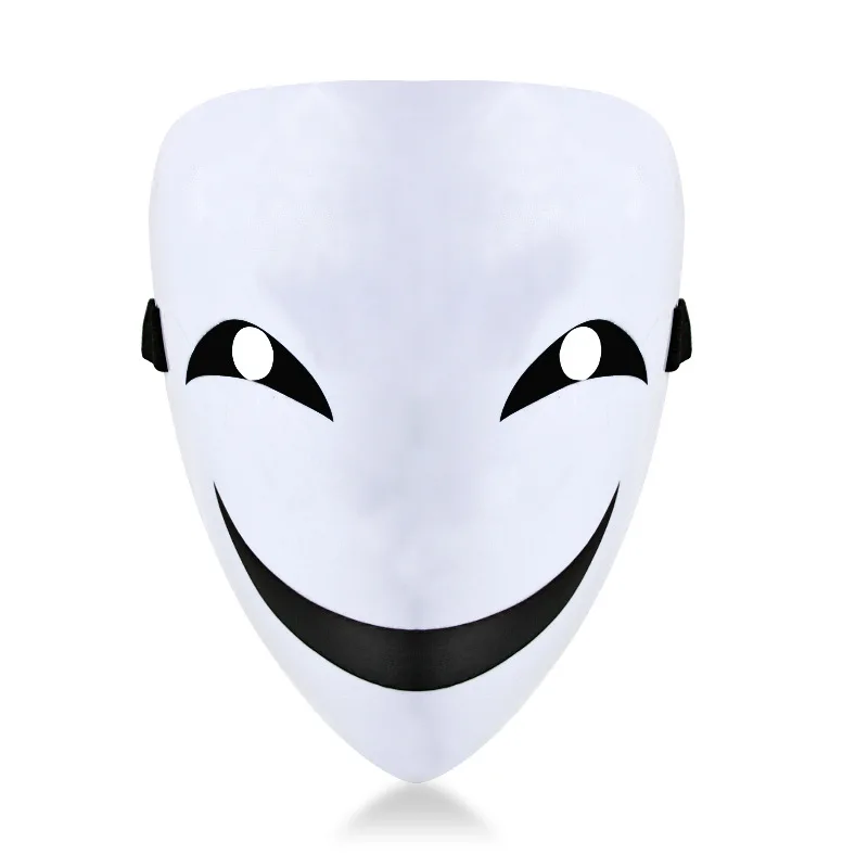 Top Trends: Halloween Black Bullet PVC Shadow Mask Dress Grimace Cosplay V - Shaped Clown Plastic Black Mask Prop Party Shoppable Styles - Image 2