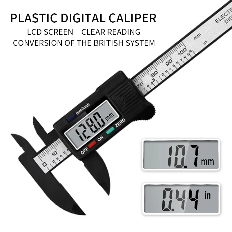 Top Trends: Digital Electronic Vernier Caliper 150mm Tattoo Eyebrow Ruler Measuring Tool 6 Inch LCD Microblading Micrometer Measurement Tool Shoppable Styles