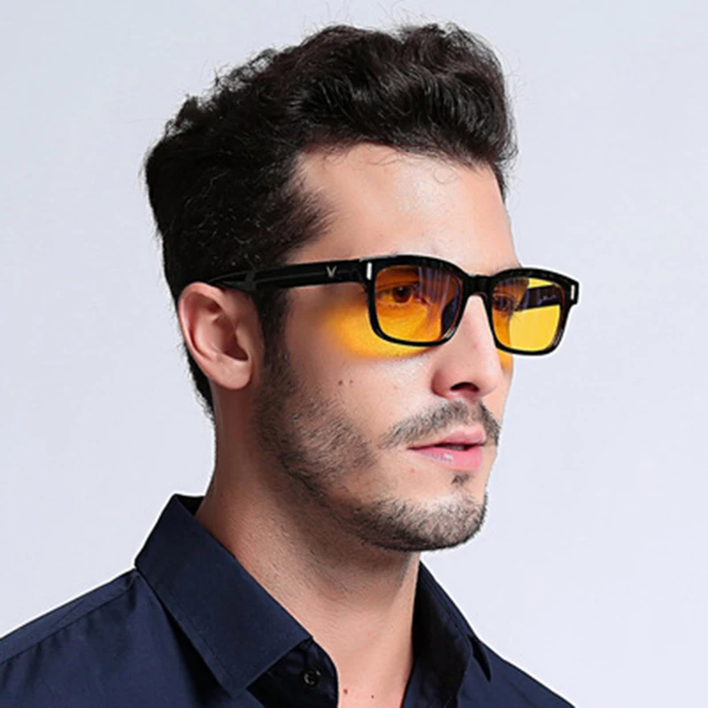 Top Trends: Blue Ray Computer Glasses Men Screen Radiation Eyewear Brand Design Office Gaming Light Goggle UV Blocking Eye Spectacles Shoppable Styles