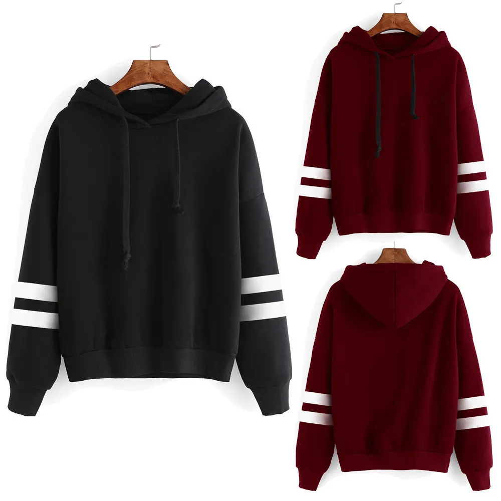 Top Trends: Spring Loose Sweatshirts Women Black Hoodies With Hood Top Ladies Long Sleeve Casual Warm Hoodie Pullover Fashion Casual Clothes Shoppable Styles