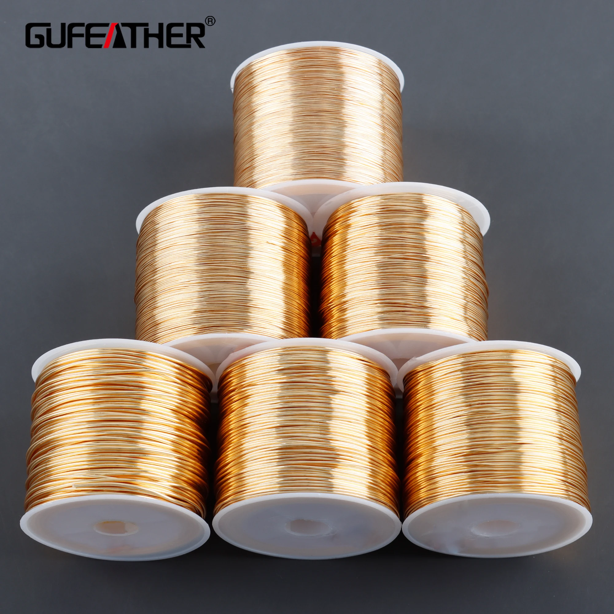 Top Trends: GUFEATHER M997, jewelry Accessories, pass REACH, nickel Free, copper Wire, 18k Gold Plated, never Fade, jewelry Making, one Roll / lot Shoppable Styles