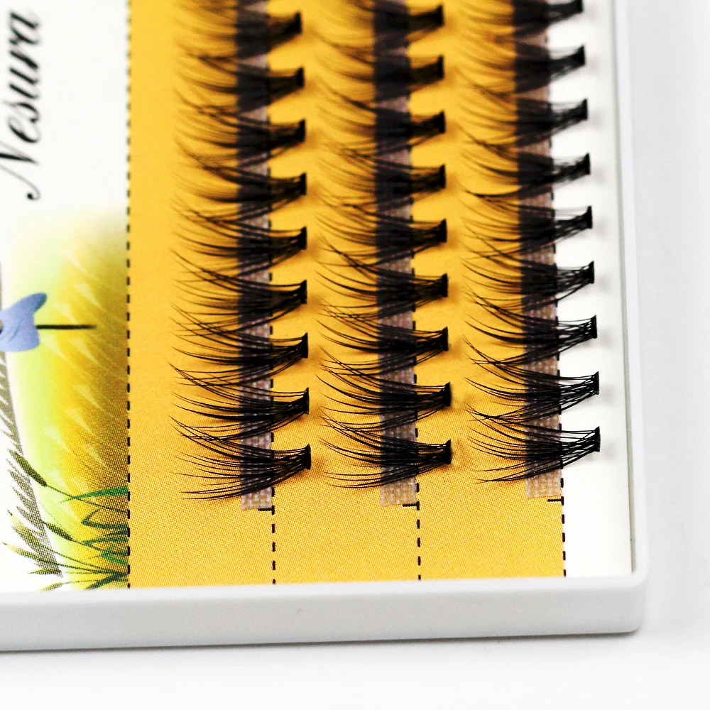 Top Trends: Softer Feel 20D Individual Eyelashes Thick Eyelashes Premade Fan Eyelash Russia Volume Cilia 60 Pieces Clusters Shoppable Styles