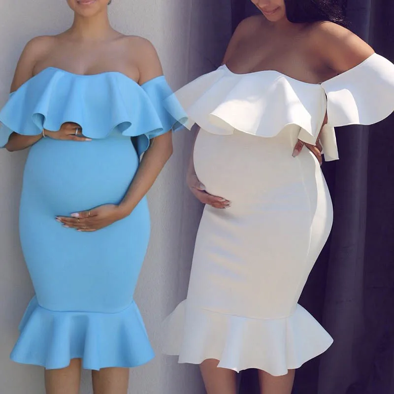 Top Trends: Maternity Dresses For Photo Shoot Maternity Gown Pregnant Clothes Pregnancy Dress Photography Props Clothes Maternity Skirt Shoppable Styles